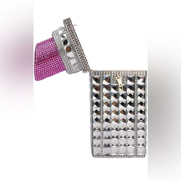 SUPER CUTE Pink Lipstick Purse with Detachable Strap - Picture 3 of 10